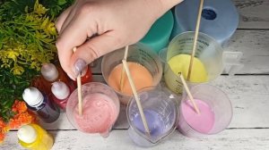 Эксперимент! Заливка силиконовых форм цветов. Розы из мыла для купола. Акварельная радужная заливка