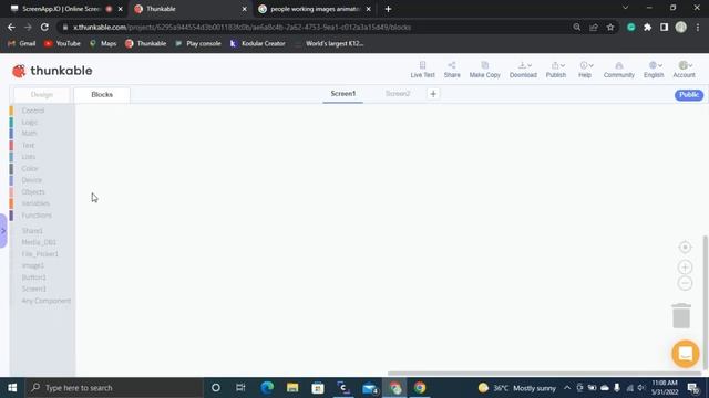 How to Create an File to URL Converter app in thunkable?