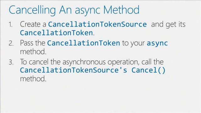 Asynchronous programming with C#