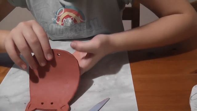 панно из глины "Котик"