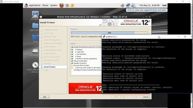 Install RAC 12.1.0.2 on Oracle Enterprise Linux 6.5 x86_64 using Virtual Box 5.1.20 смотреть онлайн