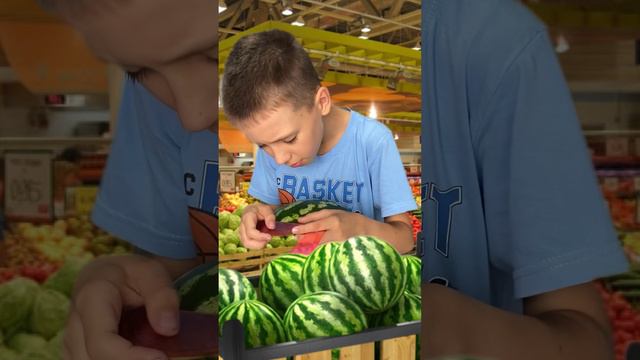 Когда решил купить арбуз 🍉😅 #шутка #юмор #смешныевидео #приколы