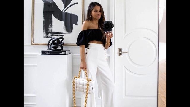 С чем носить брюки с завышенной талией: 10+ летних модных идей смотреть онлайн