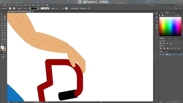 Рисую велосипедиста для сайта Adobe Illustrator | Неистовый щавель смотреть онлайн