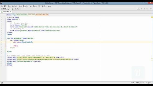 Bootstrap 4. Урок 16. Collapse смотреть онлайн