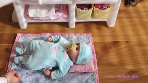 Baby Born Baby Annabell In Nursery Center Compilation, Baby Dolls Care Time Pretend play
