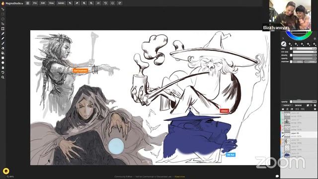 SUPERANI CON Art Jam with Eliza Ivanova, Karl Kopinski, Peter Han, Viktor Kalvachev смотреть онлайн