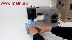 toyota power fabriq 17 demo film heavy duty sewing machine