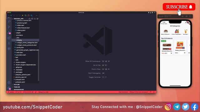 Grocery App - Flutter & NodeJS - Slider Module - EP10