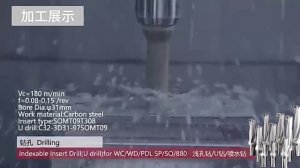 Сверло со сменными твердосплавными пластинами