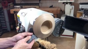 Тарелка из ясеня на станке Jet JWL-1443L-M