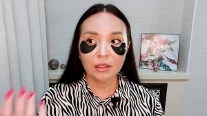ГИДРОГЕЛЕВЫЕ ПАТЧИ FARM STAY с золотом и чёрным жемчугом | Black Pearl & Gold Hydrogel Eye Patch