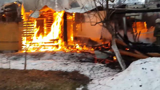 Пожар в Алабино. смотреть онлайн