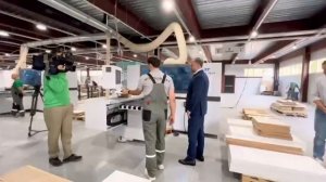 Официальное открытие нового производства корпусной мебели Диван.ру