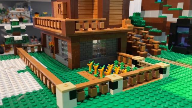 Lego Minecraft world update! (Massive 2 story house) смотреть онлайн