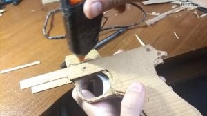 Пистолет Colt M1911 BlowBack из картона Своими Руками