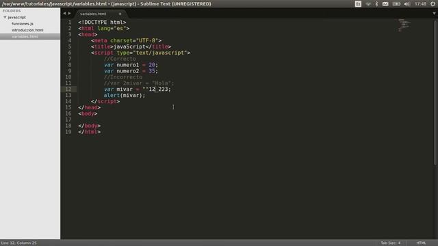 javascript variables