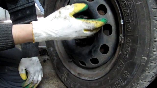 Как настроить задние тормозные колодки, чтоб тормозили одновременно в Ford смотреть онлайн