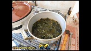 Варенье из черноплодки. Очень вкусное варенье на отваре вишнёвых листьев