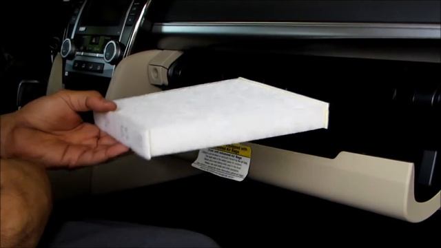 How To Replace The Cabin Filter In A 2013 Toyota Camry
