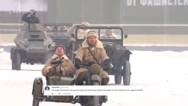 75 лет снятия блокады Ленинграда - Комментарии иностранцев смотреть онлайн