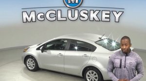 A11878QT Used 2014 Kia Rio LX FWD 4D Sedan Silver Test Drive, Review, For Sale -