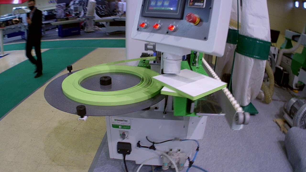 Станок для облицовывания кромок мебельных деталей WoodTec EdgeMatic 400 PRO