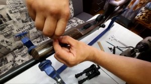 Доработки по cz455 Varmint evolution gg 22lr. Установка быстросьемных антапок и сошек.