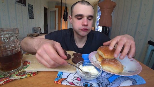 МУКБАНГ АСМР БУЛОЧКИ / ПИРОЖНЫЕ / ПУДИНГ / ПЕЧЕНЬЕ ШОКОЛАДНОЕ / КОФЕ / SWEET / EATING ASMR Mukbang смотреть онлайн