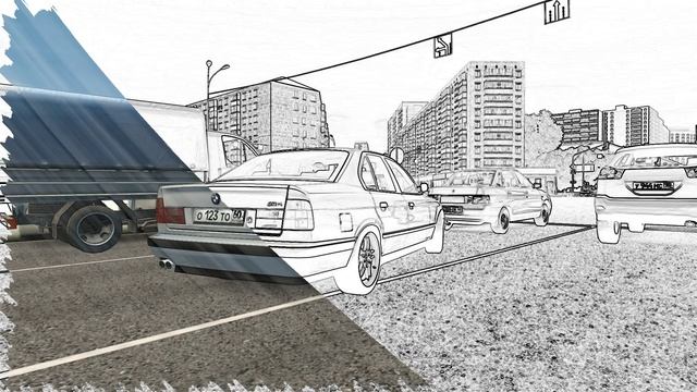 BMW M5 E34  | Опасное вождение |City Car Driving