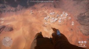 Прыжок с парашютом в Battlefield 1.