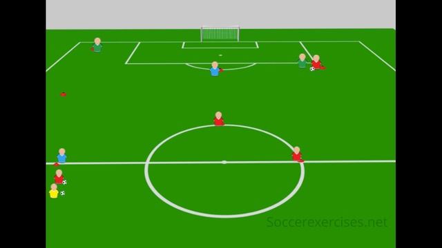 Team passing and score a goal drill - part 2 - Soccer Exercises # 101 смотреть онлайн