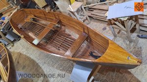 Процесс изготовления лодки и каноэ из красного дерева (КБ Вуд-Каноэ). Boat building. Mahogany boats