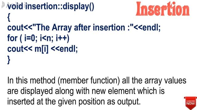 How to Insert an Element into an array at a given Position tutorial смотреть онлайн