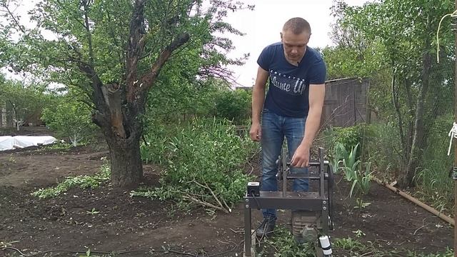 Самодельный измельчитель веток