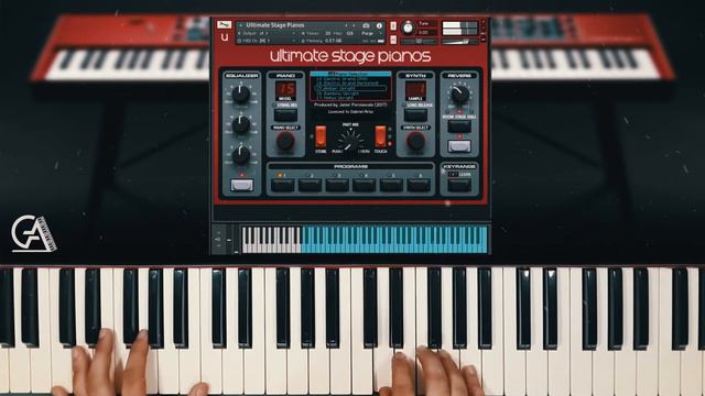 Nord Stage 3 Library For Kontakt AMBER UPRIGHT Ultimate Stage Pianos - Júnior Porciúncula