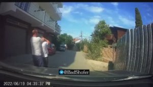 Драка водителей в Крыму