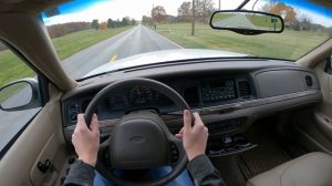 1999 Ford Crown Victoria LX (with 24,000 miles!) POV Test Drive (3D Binaural Audio)(ASMR)