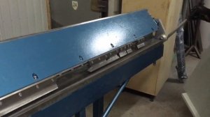 Ручной гибочный станок 2,5м с установленной сегментной губкой 2м