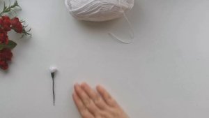 Цветы из пряжи, декор для дома