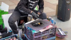 Спрей-Арт: как уличный художник за 5 минут создает картину при помощи баллончиков с красками