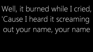 Adele - Set Fire To The Rain LYRICS!