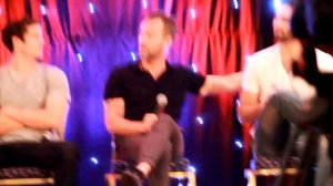Daniel Sharman, JR Bourne and Tyler Hoechlin at Wolfsbane 2