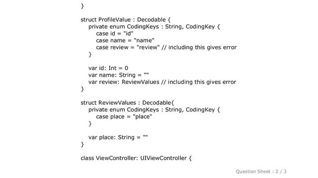 iOS : iOS Swift Decodable: Error: Cannot invoke initializer for type with no arguments смотреть онлайн
