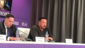 Кокляев на пресс-конференции перед боем с Емельяненко.