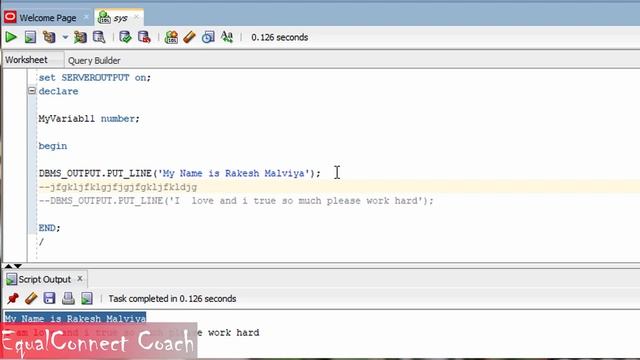 PLSQL Tutorial#06 How to Comment Code in PLSQL program смотреть онлайн