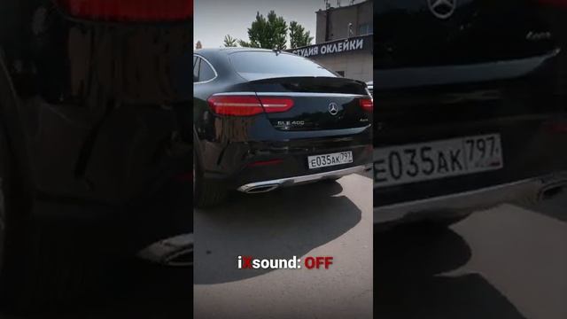 Активный звук выхлопа iXsound на Mercedes GLE