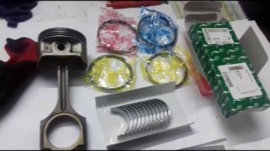 Контрактный двигатель:  Сборка поршневой