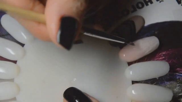 Дизайн ногтей градиент обычным лаком.  Gradient nail design