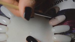 Дизайн ногтей градиент обычным лаком.  Gradient nail design